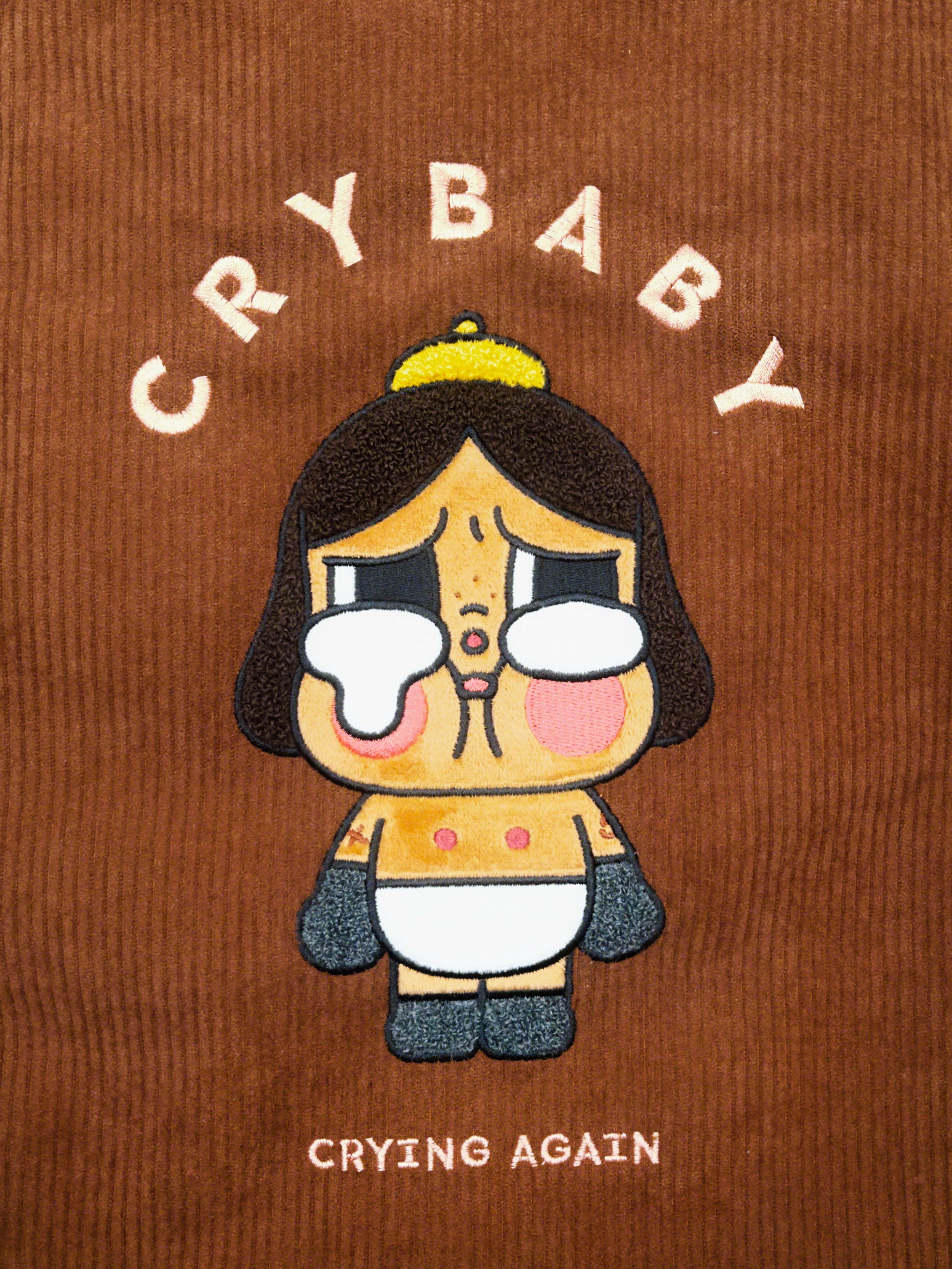 CRYBABY Limited Edition Corduroy Tote Bag